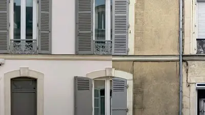 peinture extérieure avant après